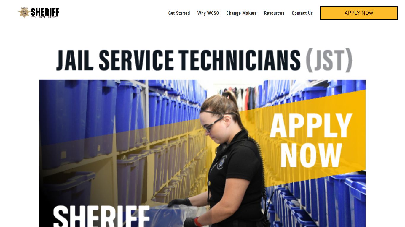 Join WCSO as a Jail Services Technician - Washington County Sheriff's ...